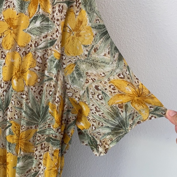 Anna Maxwell Floral Maxi Dress Size 30W - Picture 3 of 10